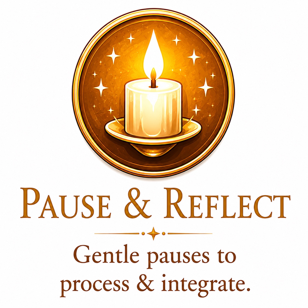 Pause & Reflect — Gentle pauses to process & integrate